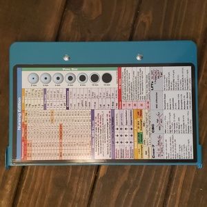 Nursing foldable clipboard